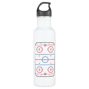 Ice Rink Diagram Hockey Game Companion 710 Ml Water Bottle