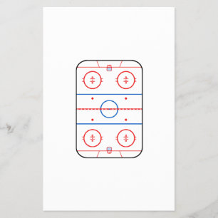 Ice Rink Diagram Hockey Game Companion Flyer