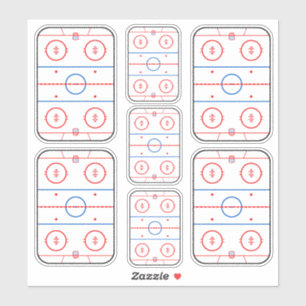 Ice Rink Diagram Hockey Game Graphic