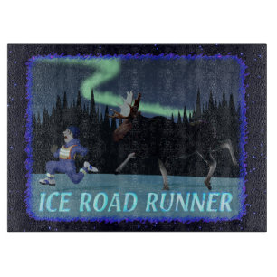 Ice Road Runner Cutting Board