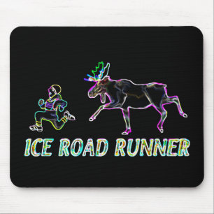 Ice Road Runner Mouse Mat