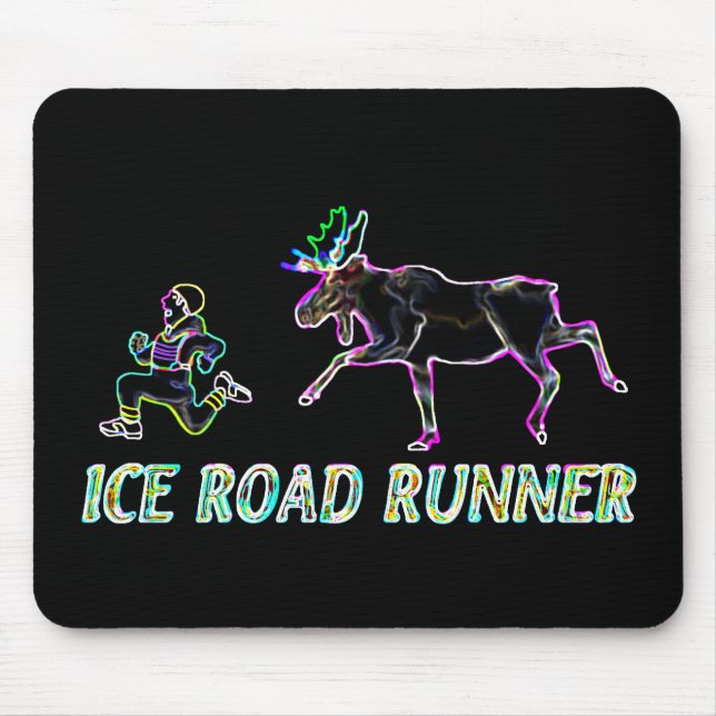 Ice Road Runner Mouse Mat (Front)