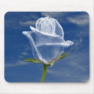 Ice Rose Mouse Mat