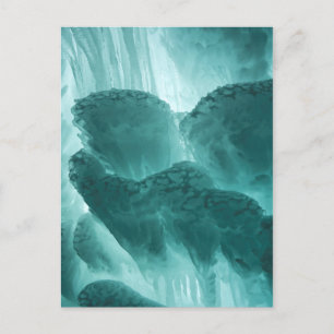 Ice Sculpture Abstract Postcard