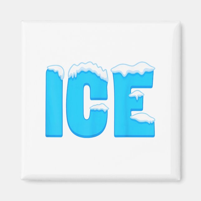 Ice Shirt Adult Kids Men Women Fire And Ice Costum Magnet (Front)
