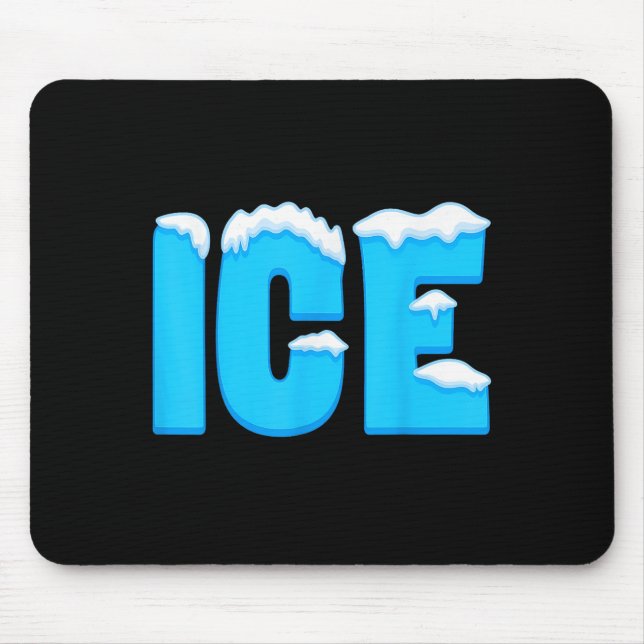 Ice Shirt Adult Kids Men Women Fire And Ice Costum Mouse Mat (Front)