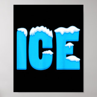 Ice Shirt Adult Kids Men Women Fire And Ice Costum Poster