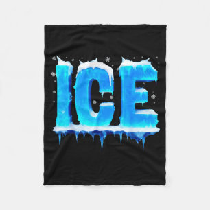 Ice Shirt Kids Men Women Fire And Ice Costume Fleece Blanket
