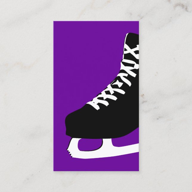 ice skate business card (Front)