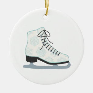 Ice Skate Ceramic Tree Decoration