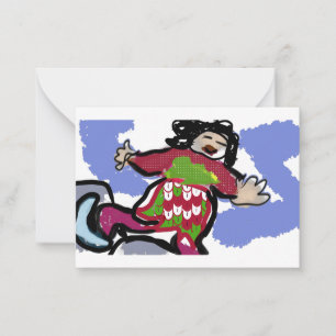 ice skate  dance card