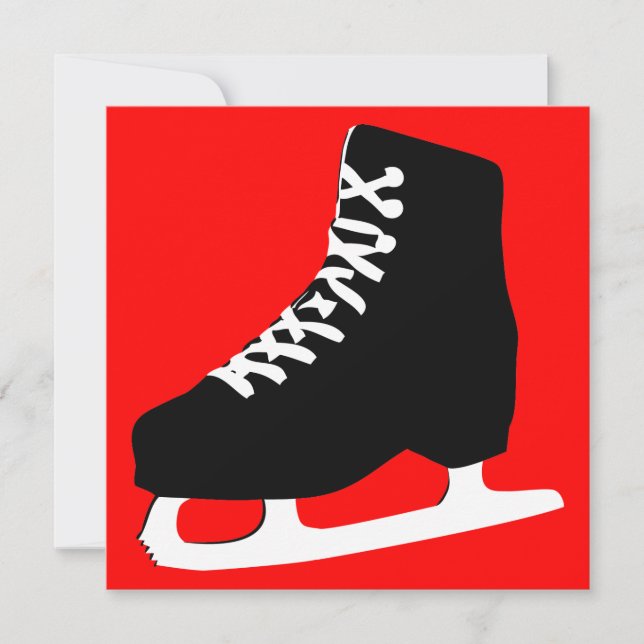 ice skate invitation (Front)