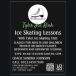 Ice Skate Logo, Ice Skating Lesson Advertising Flyer<br><div class="desc">Ice Skate Logo,  Ice Skating Lesson Advertising Flyers By The Business Card Store.</div>