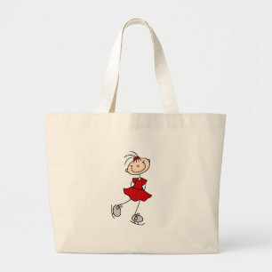 Ice Skater Girl In Red Bag
