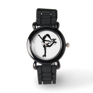 Ice Skater in Silhouette Watch