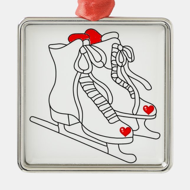 ICE SKATER'S CHRISTMAS ORNAMENT (Front)