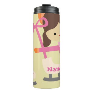 Ice Skaters Skates Thermal Tumbler