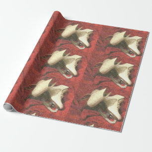 ICE SKATES  AT REST WRAPPING PAPER