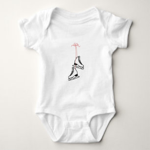 Ice Skates Baby Bodysuit