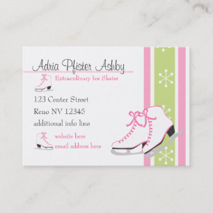 Ice SKates Business Card