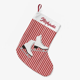 Ice Skates Design Christmas Stocking