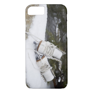 Ice skates, figure skates In snow Case-Mate iPhone Case