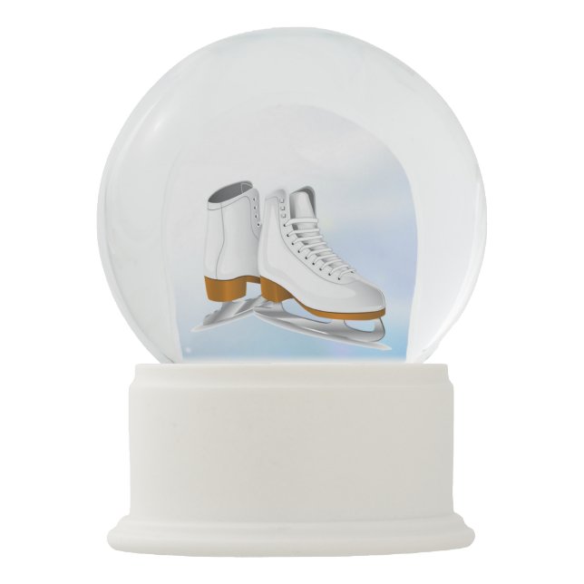 Ice Skates Snow Globe (Front)