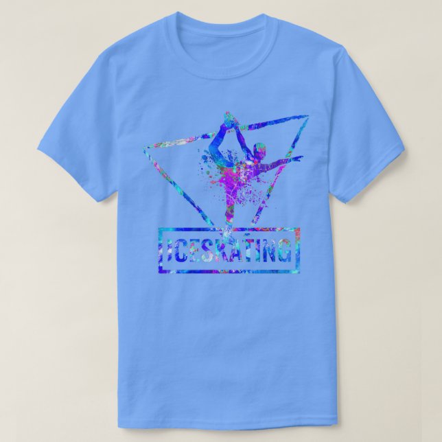 Ice skating 49 T-Shirt (Design Front)