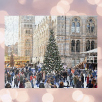 Ice Skating at Christmas, Natural History Museum