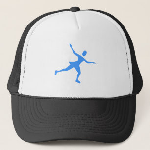 Ice Skating - Baby Blue Trucker Hat