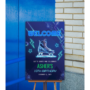 Ice Skating Birthday *Welcome Sign ONLY*