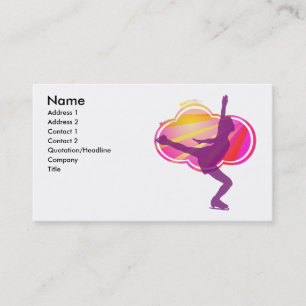 Ice Skating Business Card - Customisable!