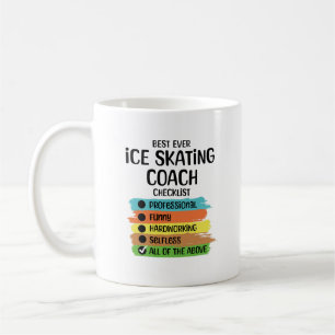 Ice Skating Coach Figure Skating Teacher Trainer Coffee Mug