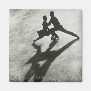 Ice Skating Couple Magnet