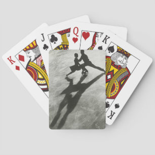 Ice Skating Couple Playing Cards