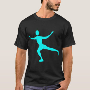 Ice Skating - Cyan T-Shirt