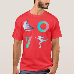 Ice Skating Dance Figure Opening of Winter Sports T-Shirt