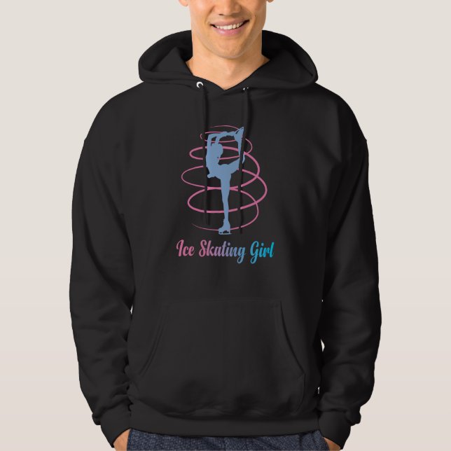 Ice Skating Dance Figure Turn 360 Degrees Hoodie (Front)