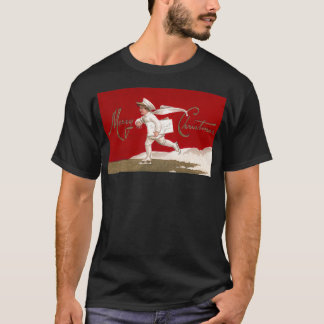 Ice Skating Delivery Boy Vintage Christmas T-Shirt