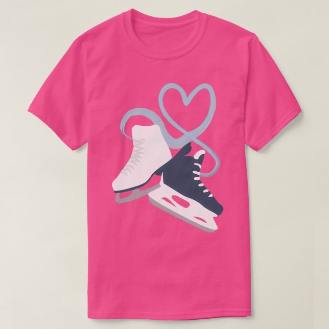 Ice Skating Design T-Shirt (Design Front)
