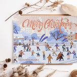 Ice Skating Family Keepsake Christmas Tradition Jigsaw Puzzle<br><div class="desc">Step into a winter dreamscape with our Winter Wonderland Personalised Jigsaw Puzzle – a delightful addition to your family traditions and the perfect canvas for crafting enduring memories. This intricately crafted puzzle showcases a charming scene of people gracefully ice skating amidst a magical winter setting, illuminated by the warm glow...</div>