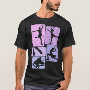 Ice Skating Figure Skater Girl Women  T-Shirt