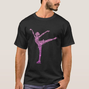 Ice Skating Figure Skater Girls Women T-Shirt