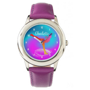 Ice Skating Figure Skater Modern Personalised Watch