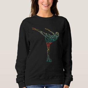 Ice Skating Figure Skater Silhouette Girl Winter S Sweatshirt