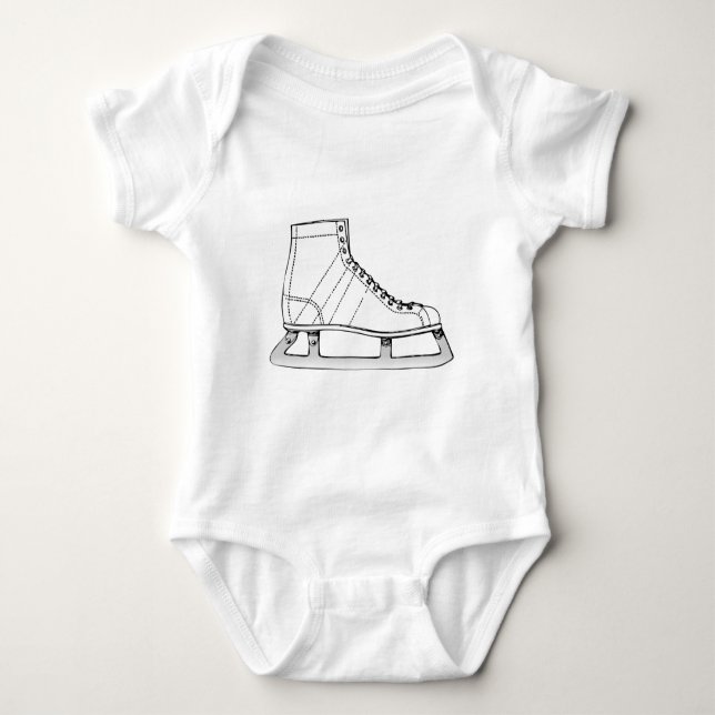 Ice Skating Figure skating Baby Bodysuit (Front)