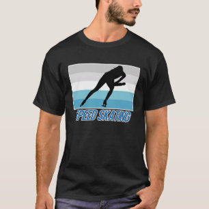 Ice Skating for Men and Women Speed Skating T-Shirt