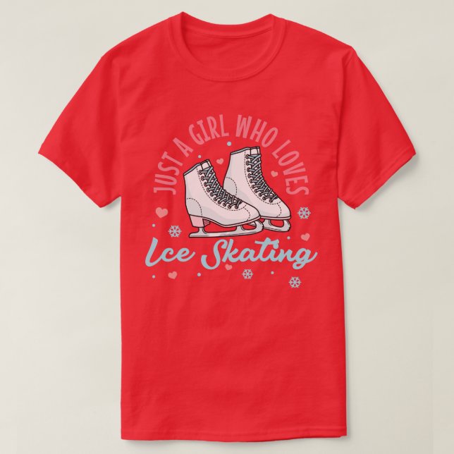 Ice Skating Ice Skater T-Shirt (Design Front)