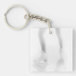 Ice skating key ring