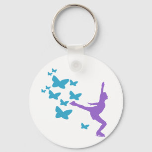 Ice Skating Keychain